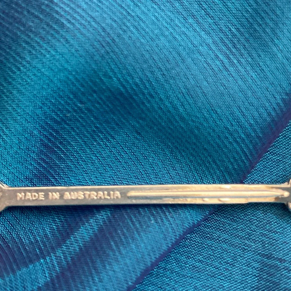 Vtg Stuart Golden Gate Bridge Silverplated Shovel Spoon, 4.5 in. Long